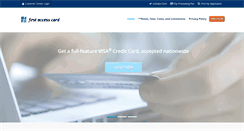 Desktop Screenshot of firstaccesscard.com